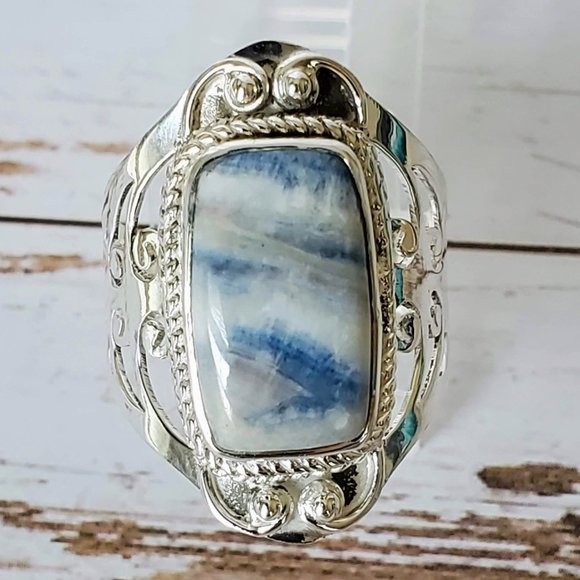 Scheelite Sterling Ring - Picture 1 of 7